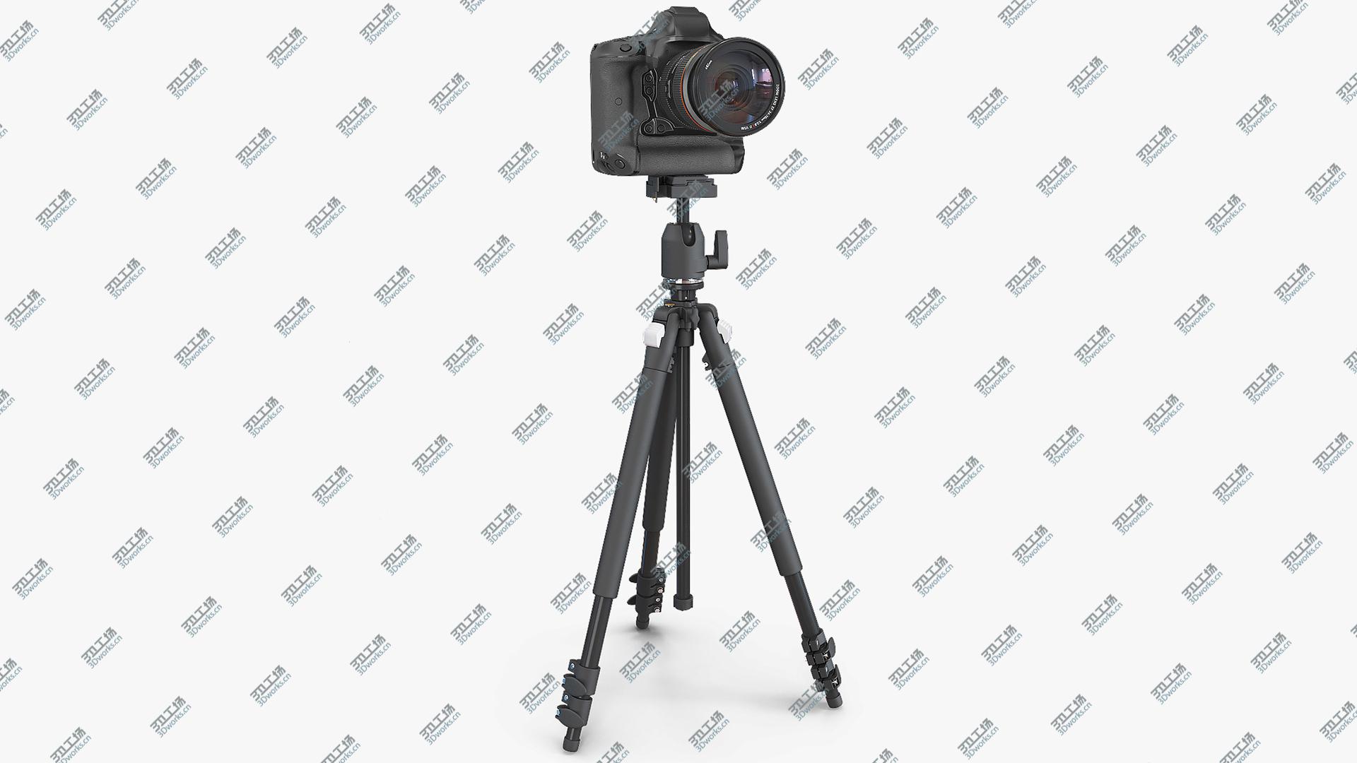 images/goods_img/20210319/DSLR Camera with Zoom on Tripod 3D model/1.jpg